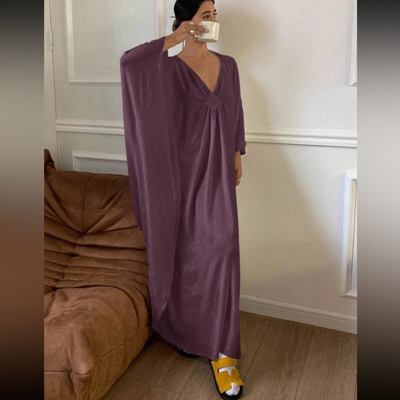 Posh Chronicles Other - Just in 💫| Euro Style Euro Casual Vintage V-neck Home Wear Dress